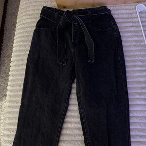 White Fox Size Small Black Jean Washed Jeans